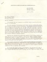 Correspondence: CBC oral history project
