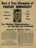 Elect A True Champion of Peoples' Democracy!